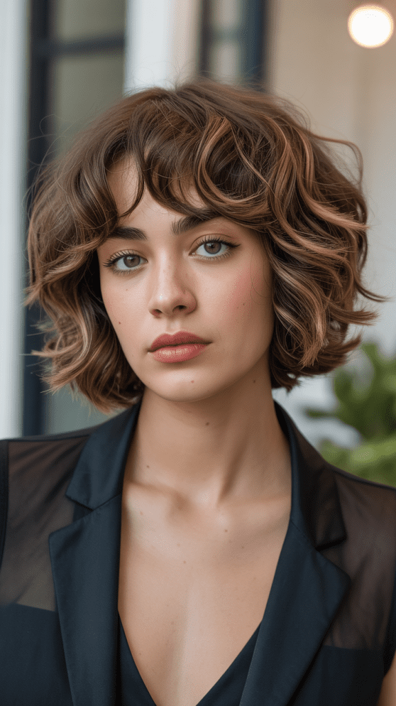 French Bob with Bangs and Layers