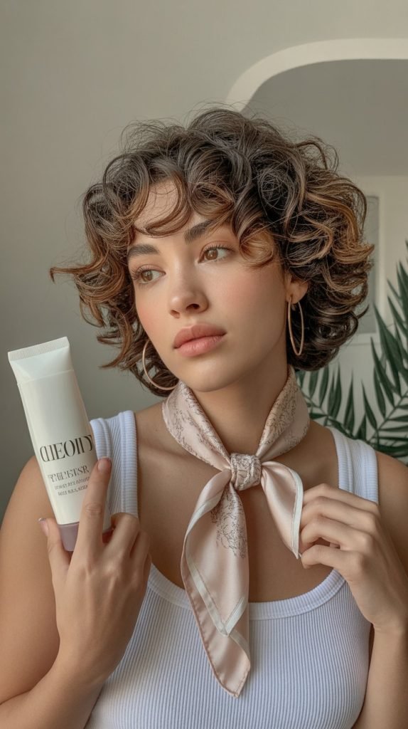  French Bob with Protective Styling Elements