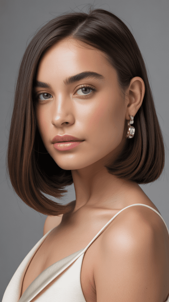 Long Bob with Deep Side Part