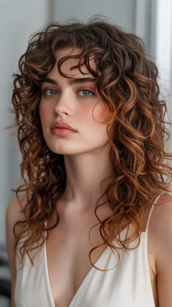 Mahogany Balayage with Copper Undertones