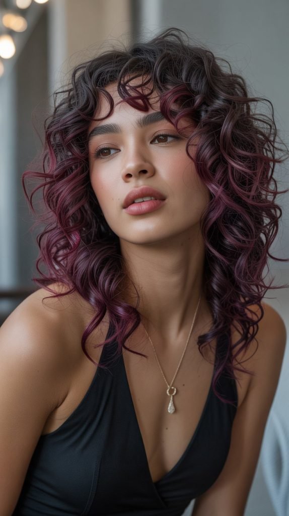 Burgundy-Purple Ombre
