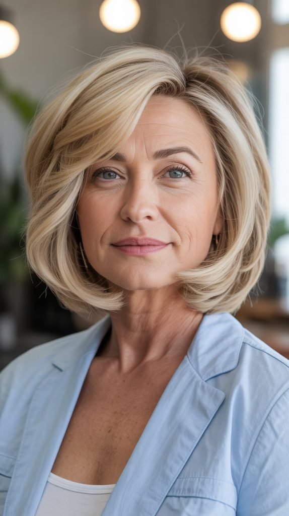  Stacked Bob with Curved Layers