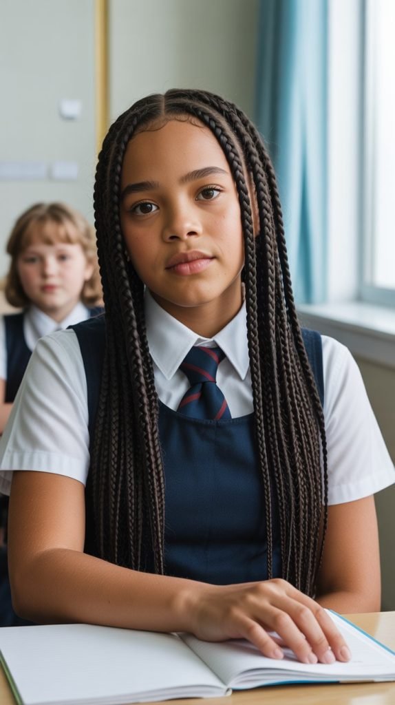 Box Braids and Geometric Patterns
