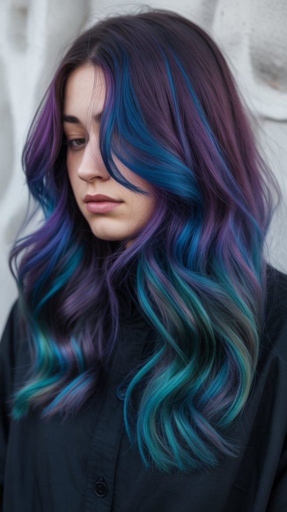 Midnight Aurora Balayage