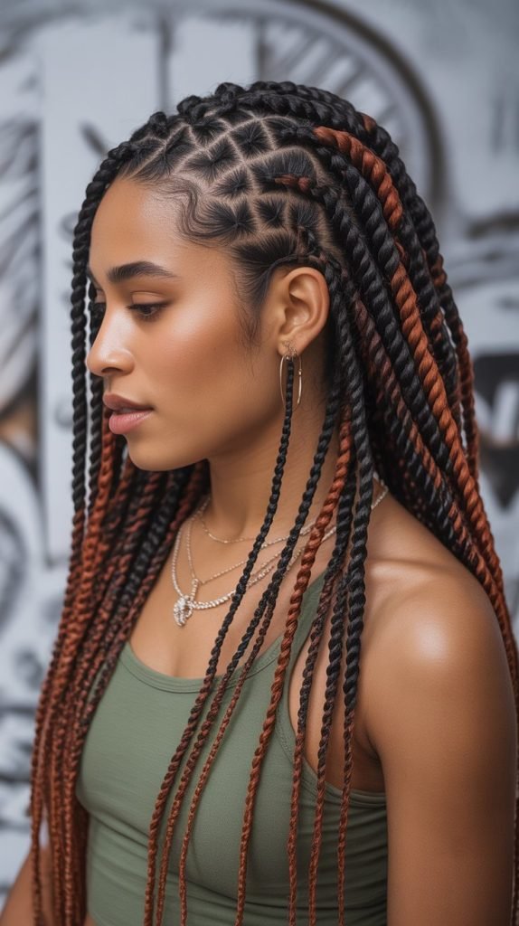 Textured Side Part with Twist Elements