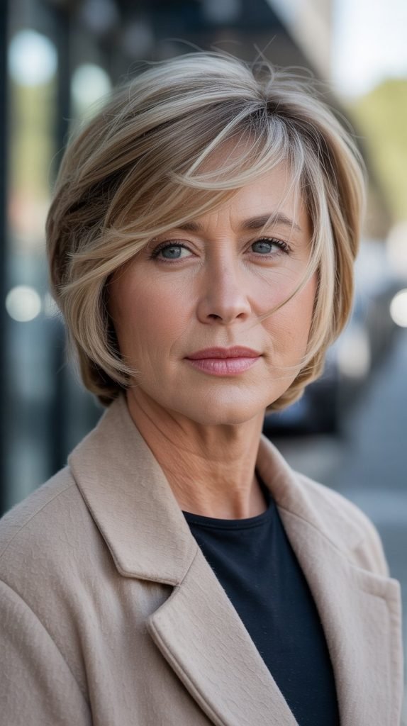  Layered Crop with Asymmetrical Styling