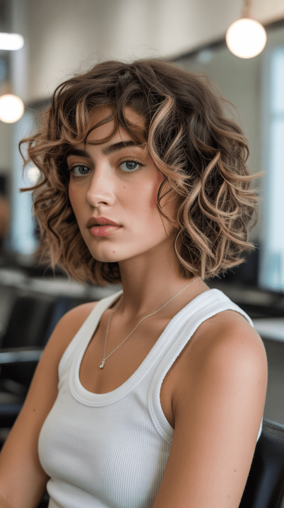 Modern French Bob with Balayage
