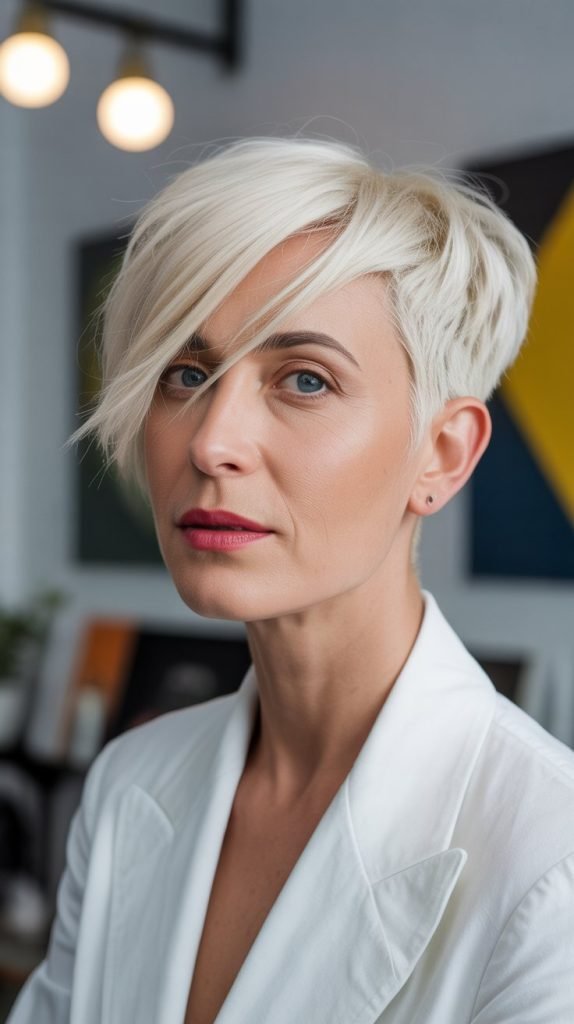 Asymmetrical Pixie with Length