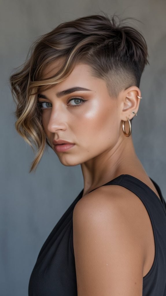  Edgy Pixie with Side Shave