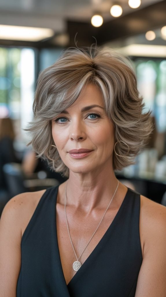 Voluminous Shag with Modern Twist