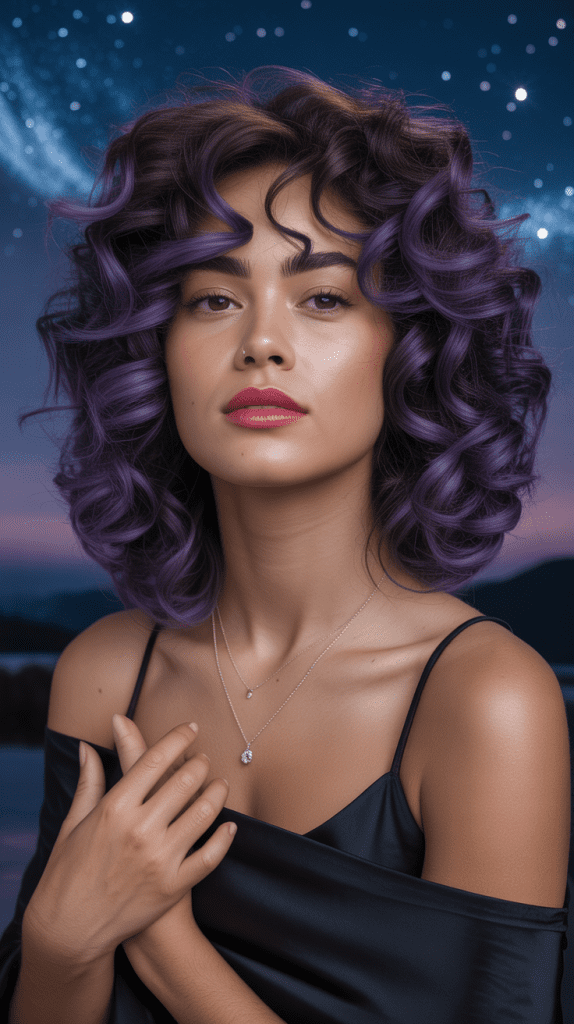 Midnight Purple Balayage