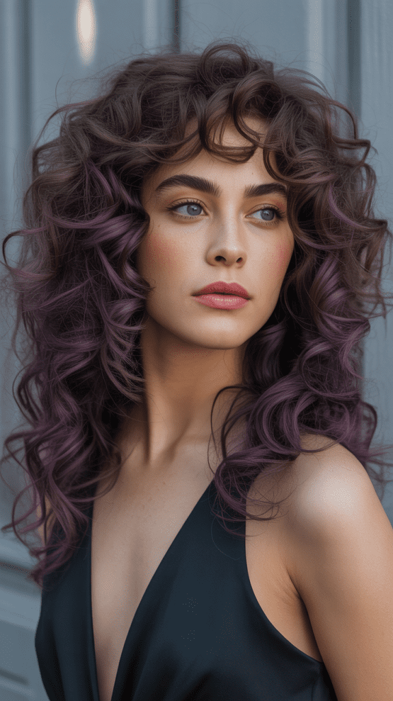 Smoky Purple Balayage