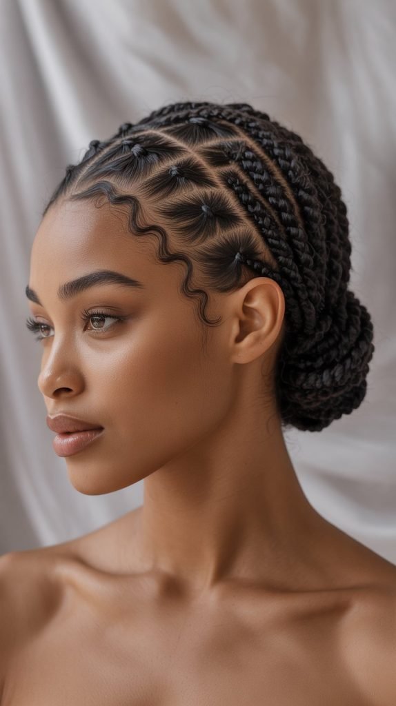 Twisted Crown Protective Style