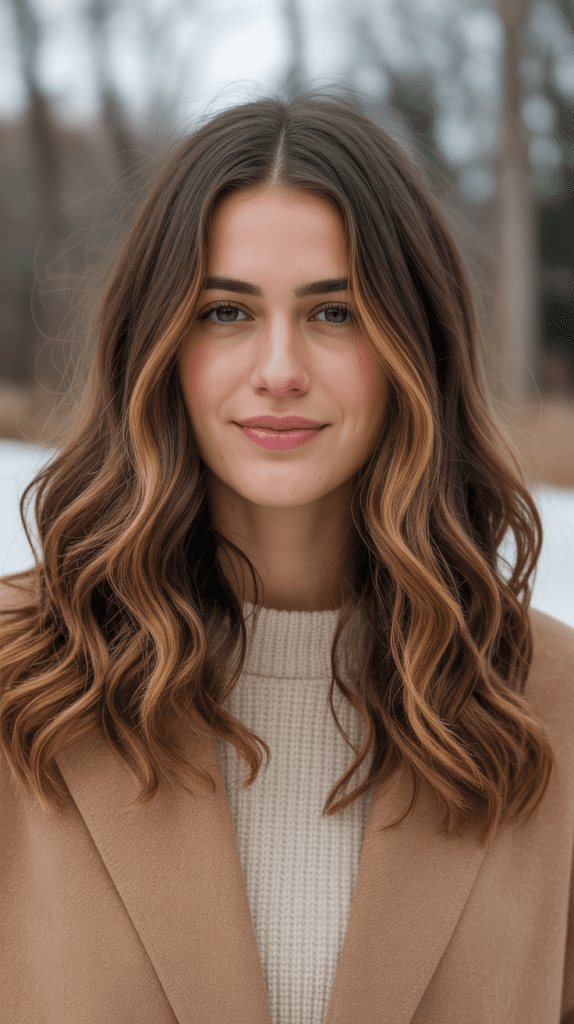 Golden Chestnut Balayage