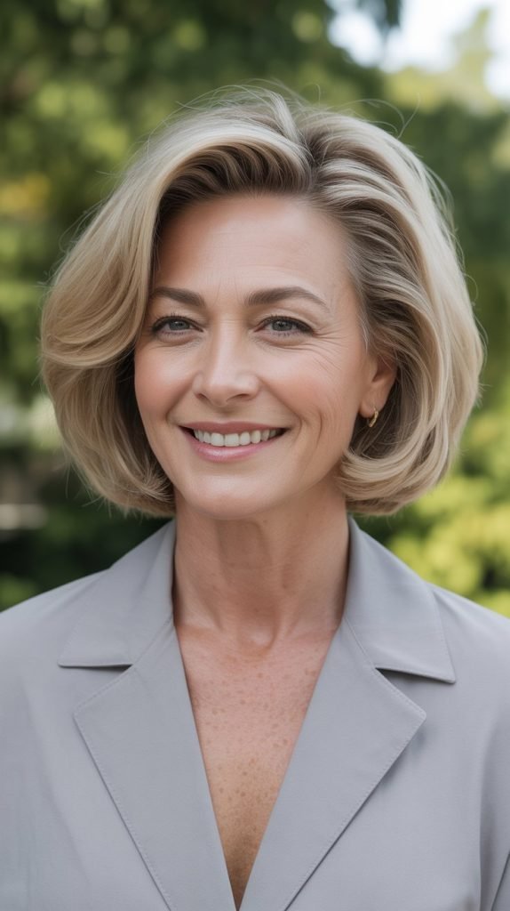 Medium Bob with Volume Crown