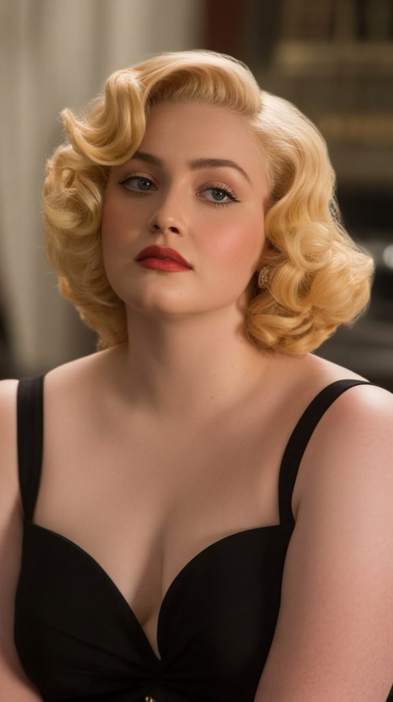  Vintage Hollywood Glamour Bob