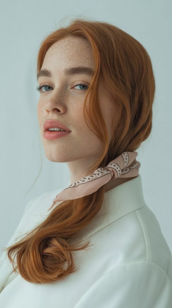  Side-Swept Bandana Accent