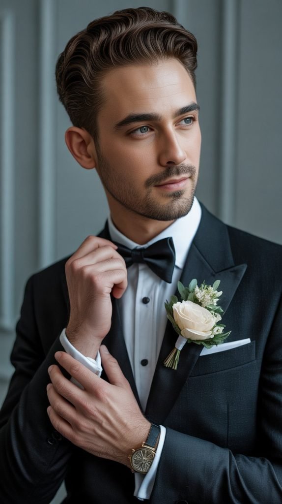 Classic Side Part Curls