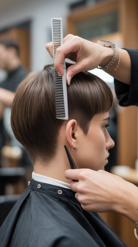 Short Hair with Precision Cutting
