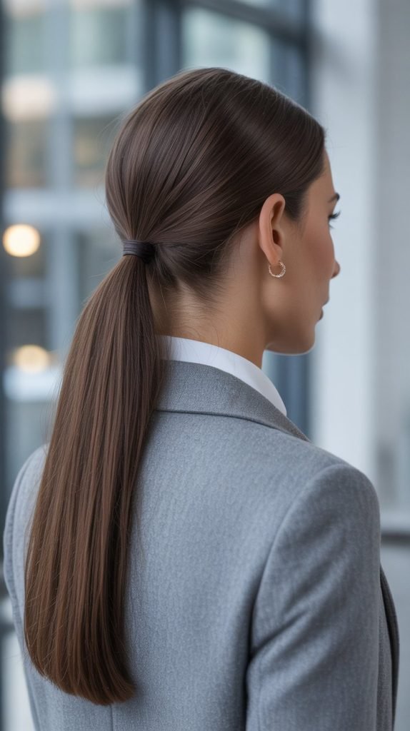 Protective Low Ponytail