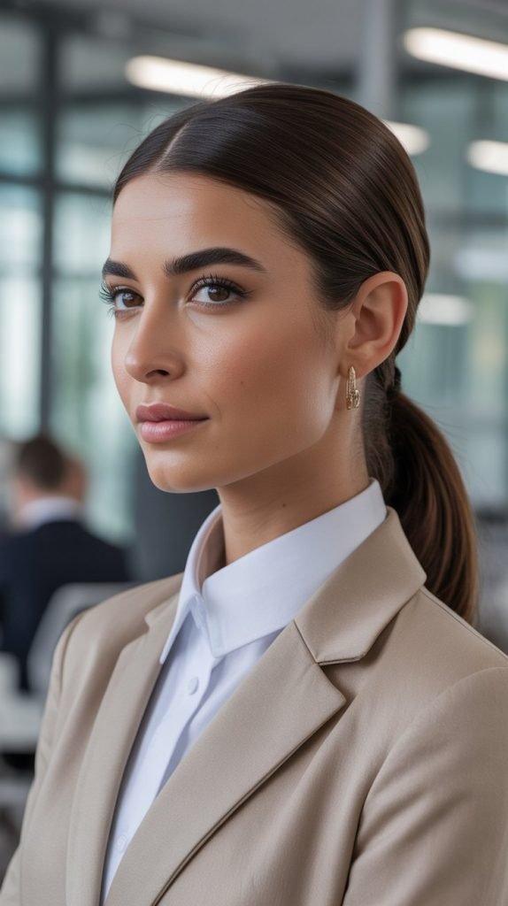 Classic Sleek Low Ponytail