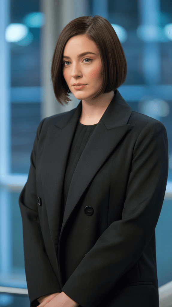 Sleek Bob with Deep Part