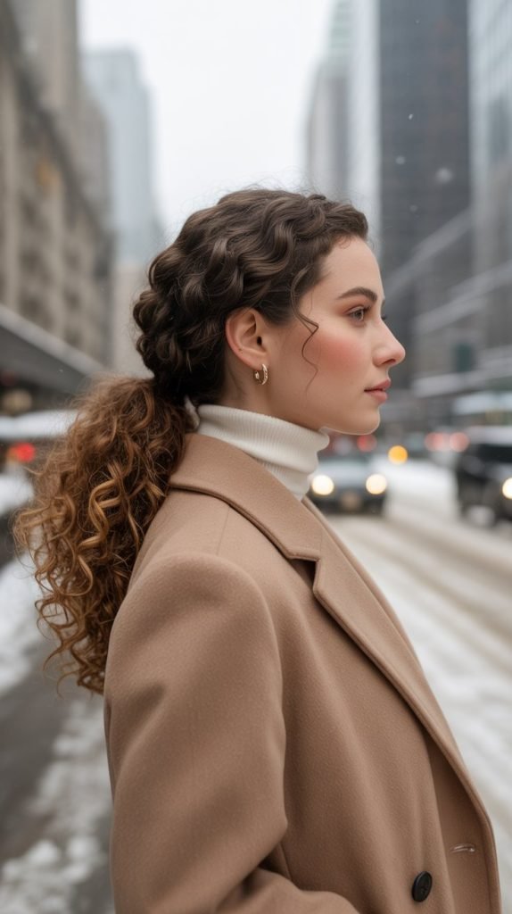 Twisted Side Ponytail