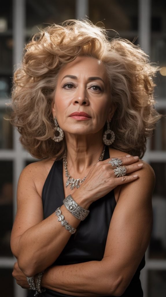 Voluminous Afro-Textured Style