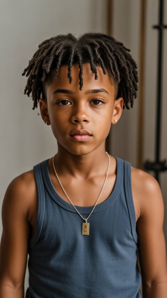 Short Curly Dreadlock Style