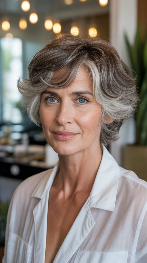 Tousled Crop with Highlights