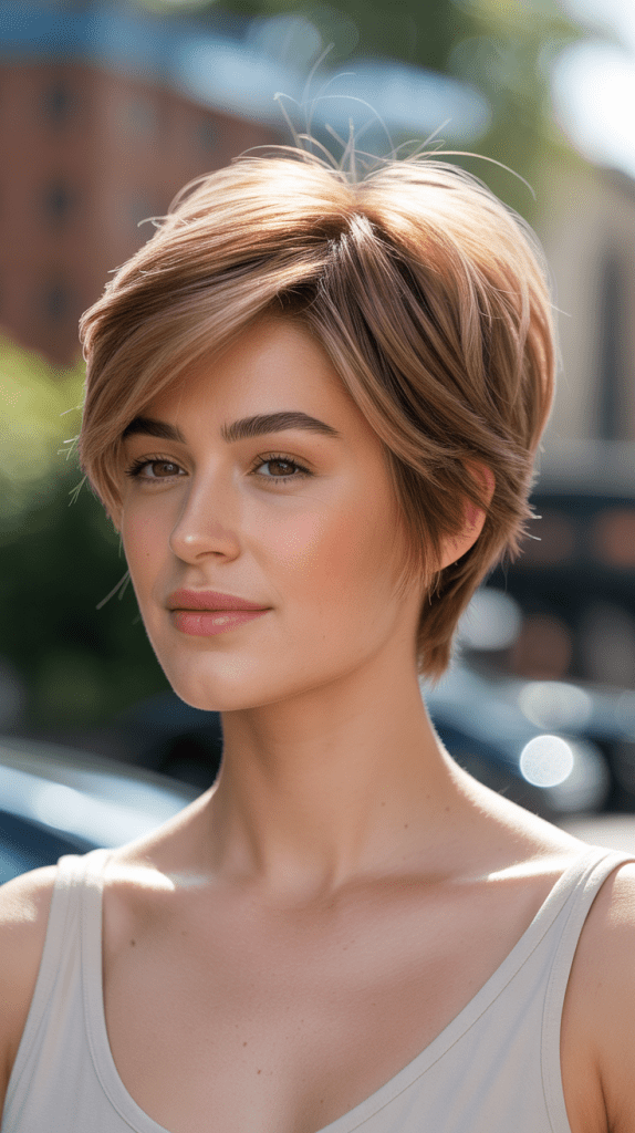 Razor-Cut Feathered Layers