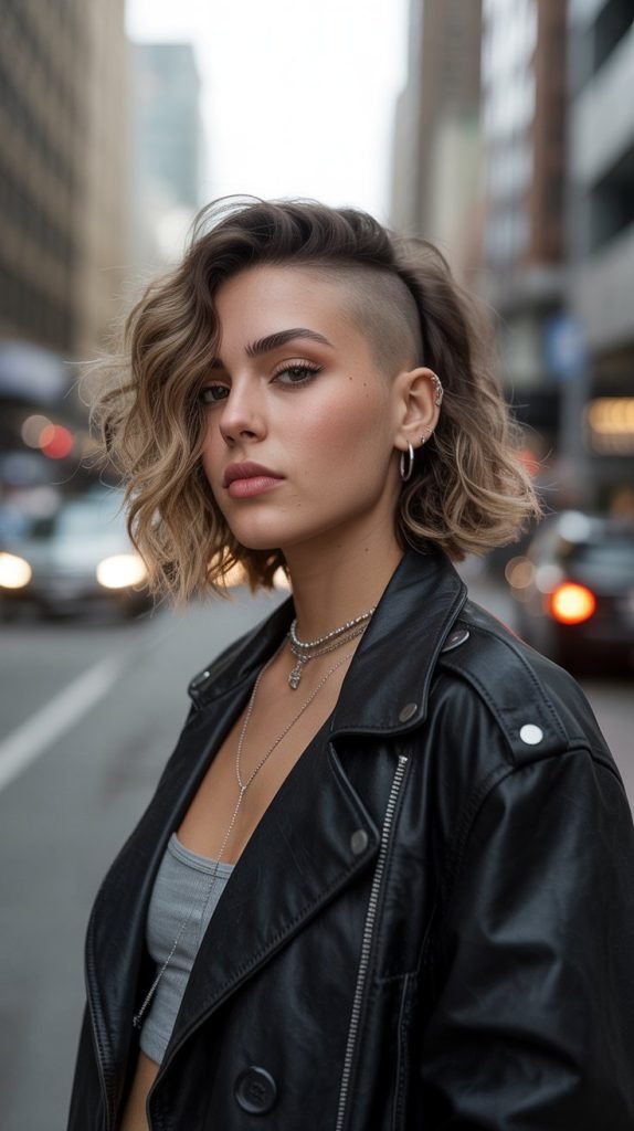  Wavy Mohawk-Inspired Cut