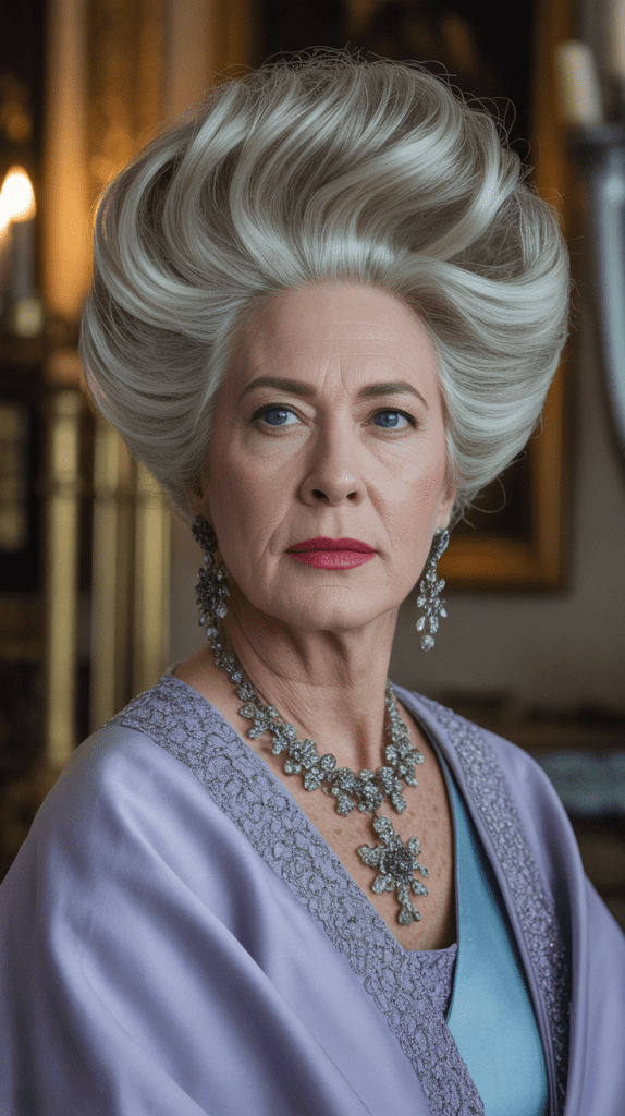 Voluminous Crown with Smooth Sides