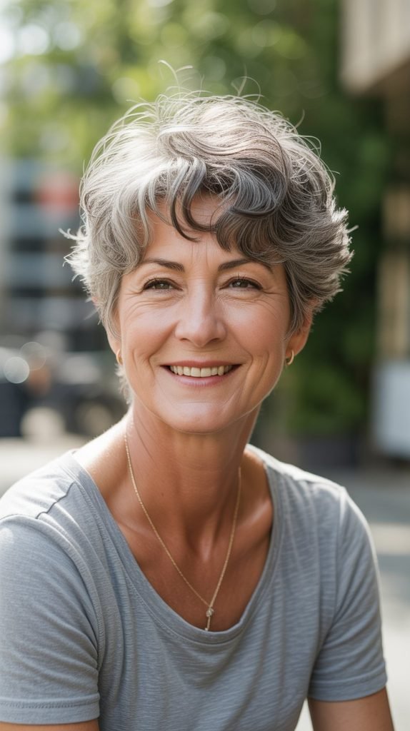  Messy Pixie with Tousled Texture