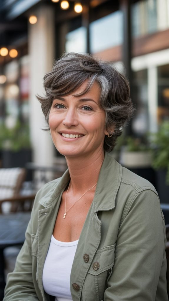 Tousled Pixie with Texture