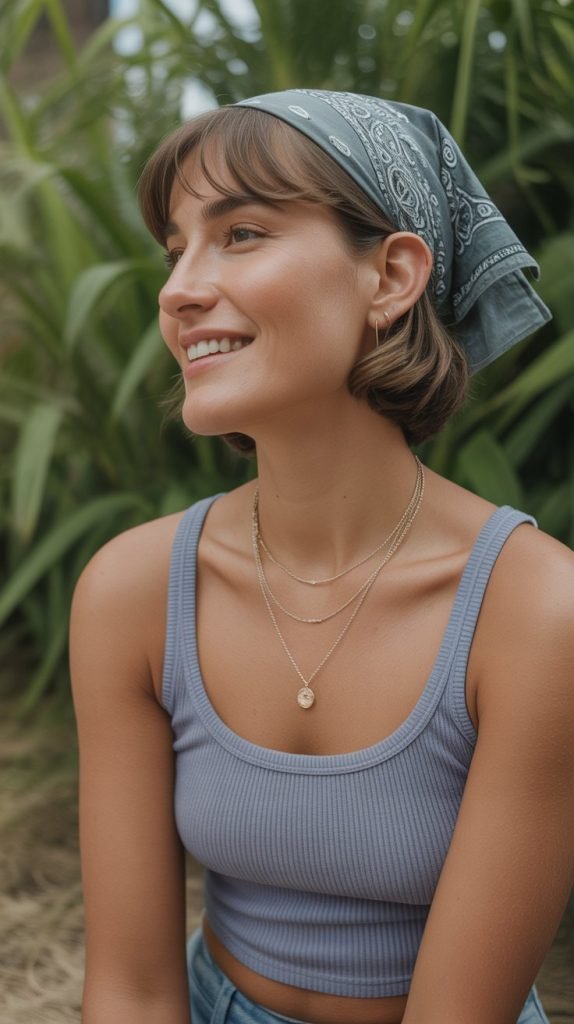 Casual Weekend Bandana Look