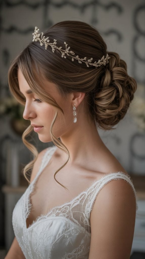 Crown Twist with Curls