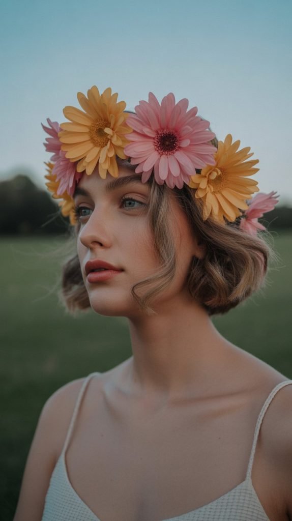 Bandana Flower Crown Effect