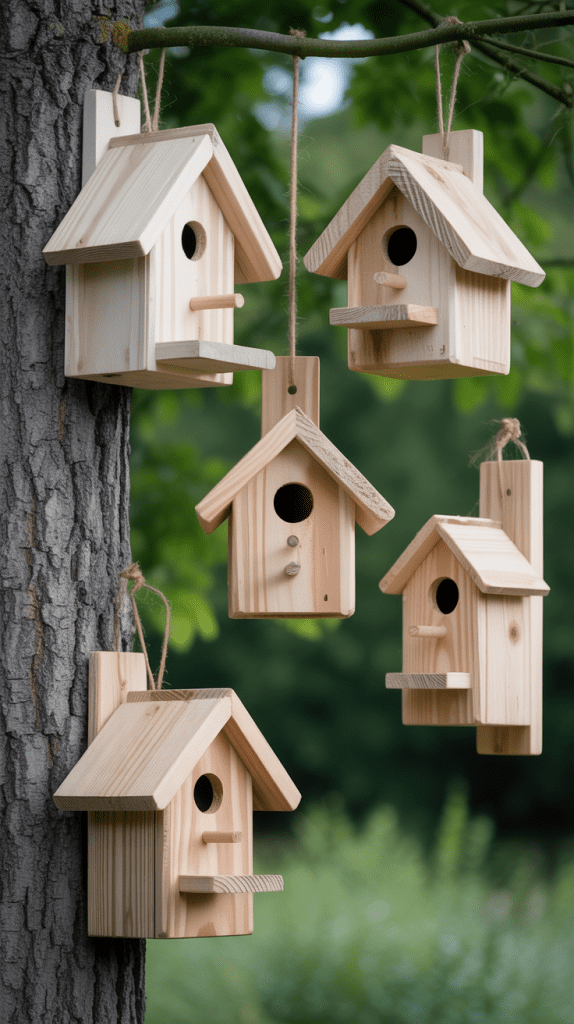  Wooden Bird Houses