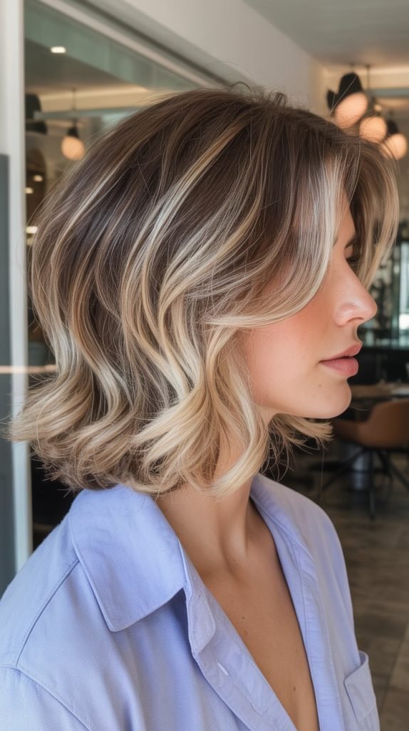 Layered Lob (Long Bob)