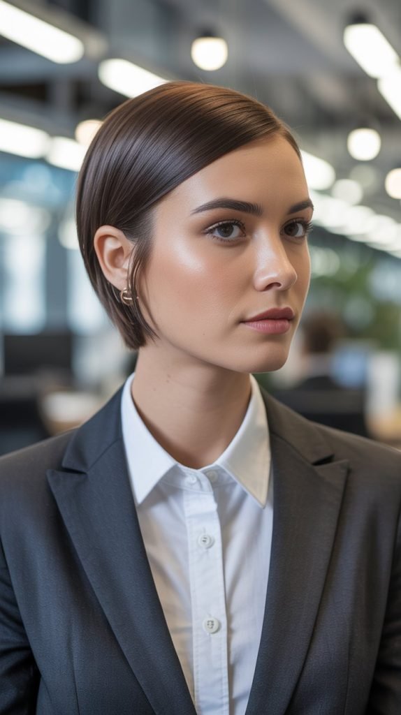 Sleek Professional Pixie