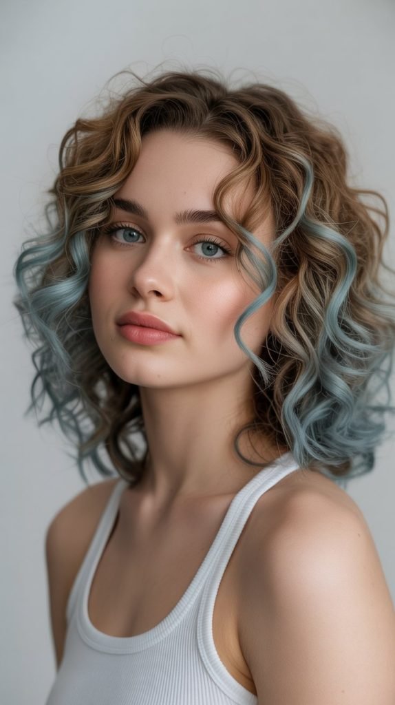 Powder Blue Soft Highlights