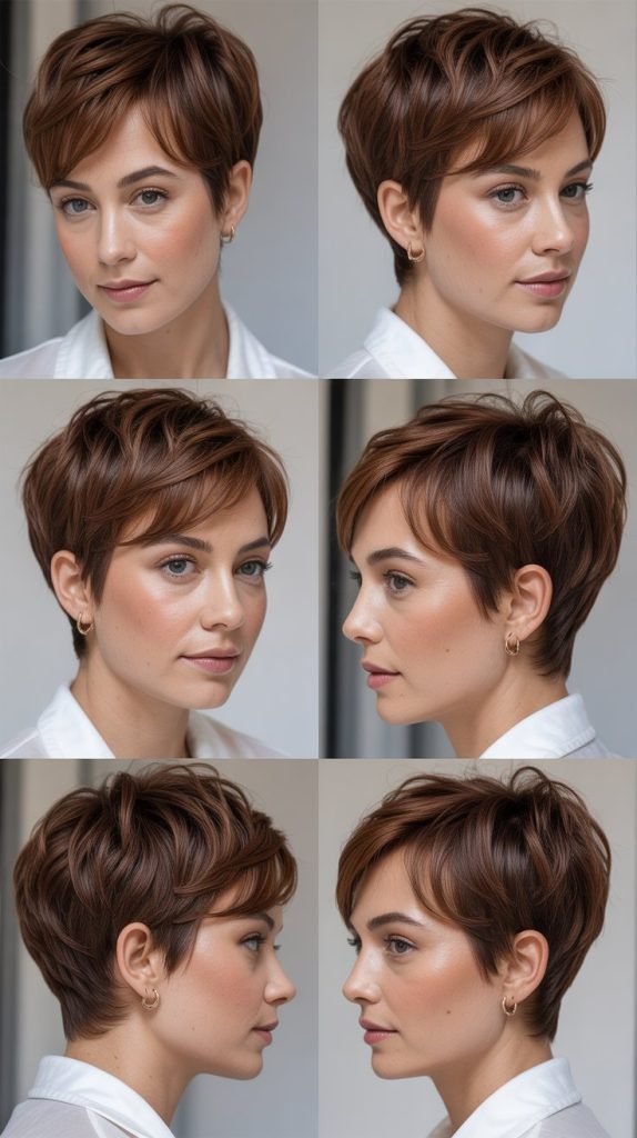 Layered Pixie with Face-Framing Wisps