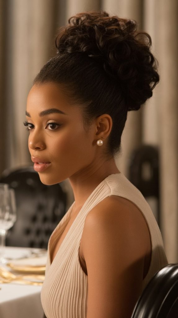 Textured Chignon Styles