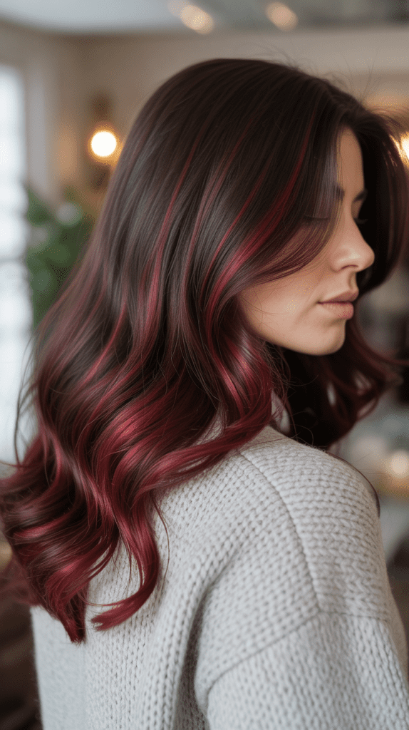 Chocolate Cherry Lowlights