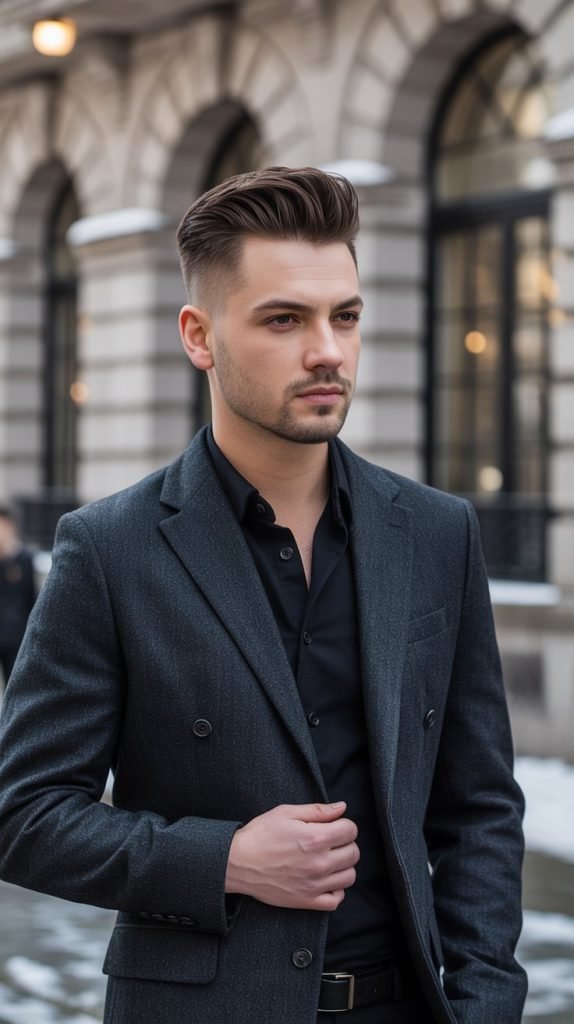 Modern Quiff with Fade