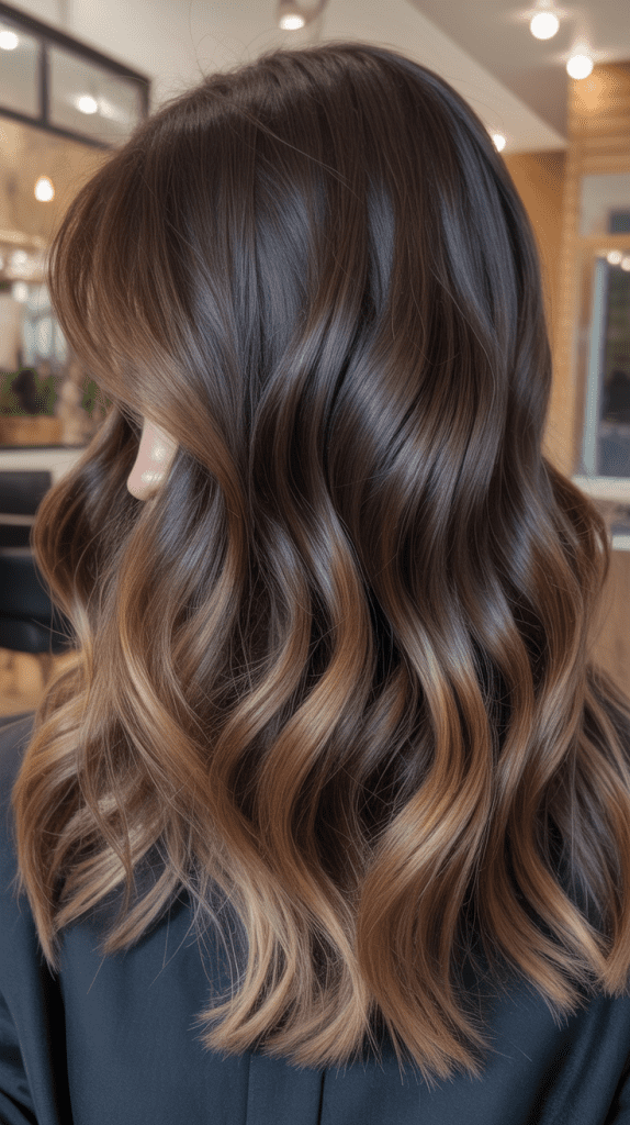 Smoky Caramel Balayage
