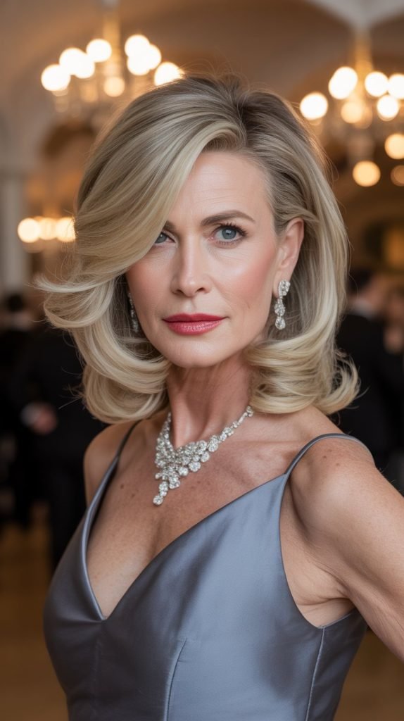 Layered Side-Swept Style