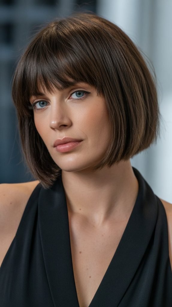 Bob With Bangs Fusion