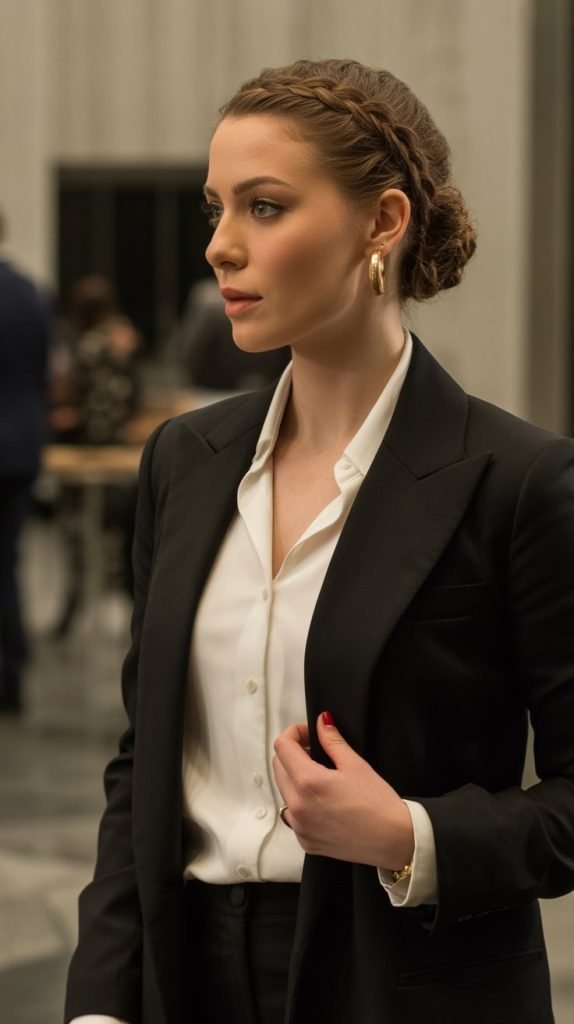  Formal Dutch Braid Updo